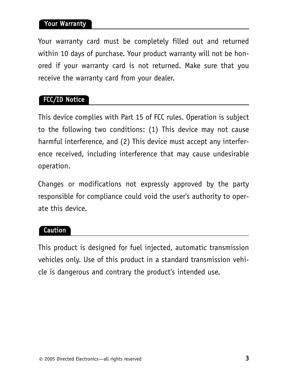 Avital Avital 4000 User Manual | Page 6 / 19
