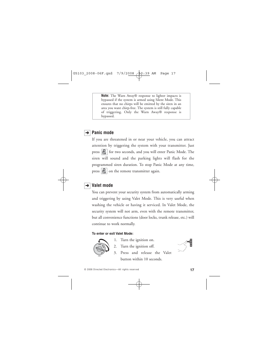 Avital G5103 User Manual | Page 20 / 43