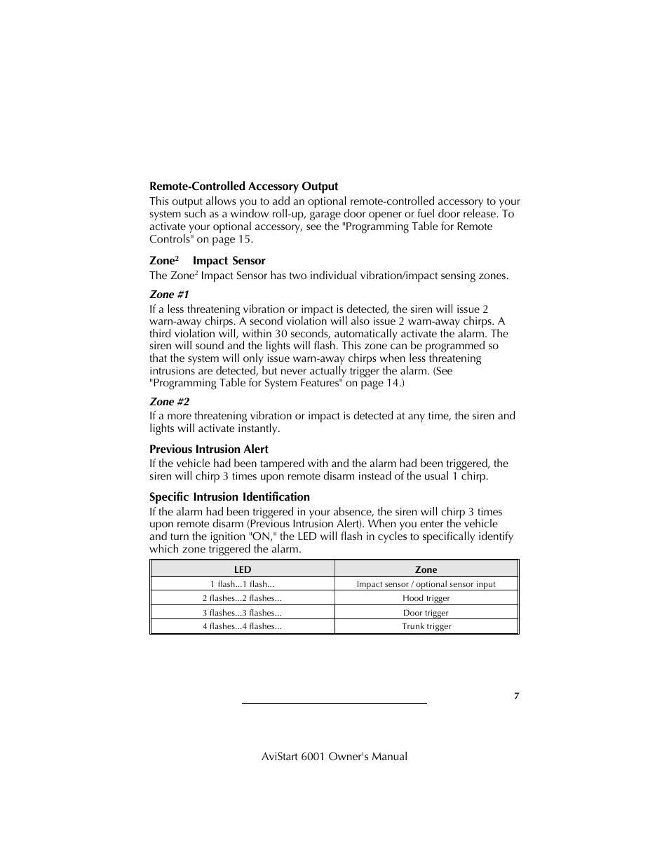 Avital AviStart 6001 User Manual | Page 9 / 20