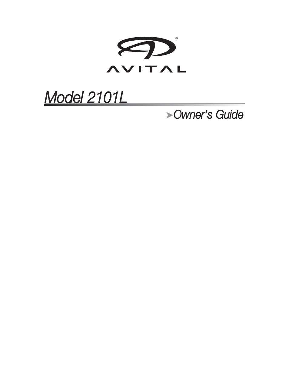 Avital Keyless Entry System. 2101L User Manual | 19 pages