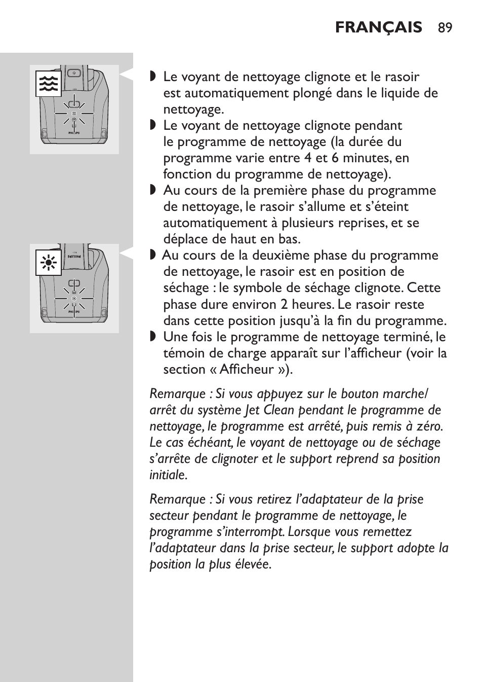 Philips Afeitadora eléctrica User Manual | Page 87 / 190