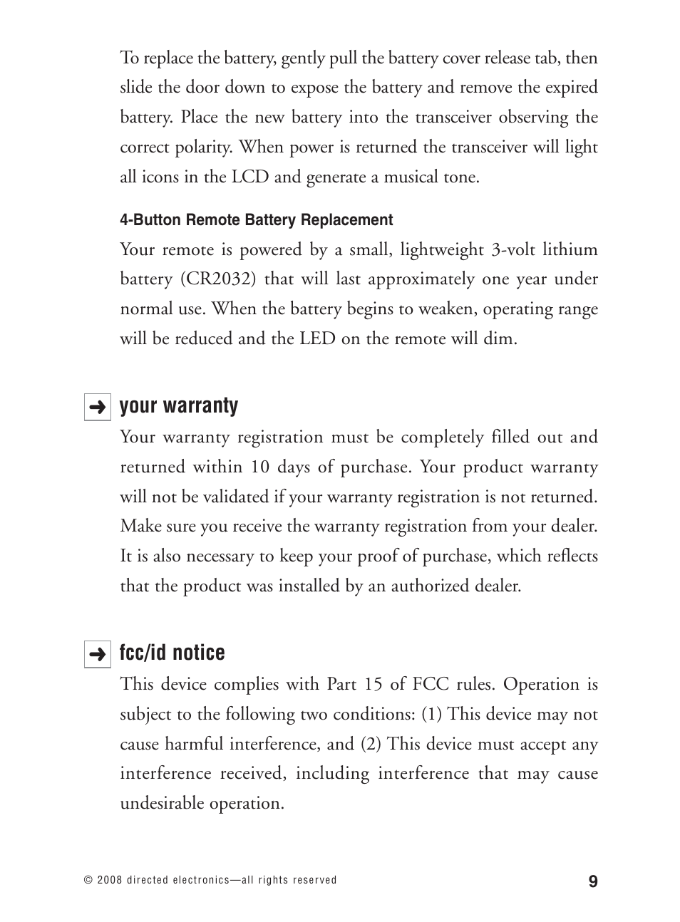 Avital 3300L User Manual | Page 14 / 41