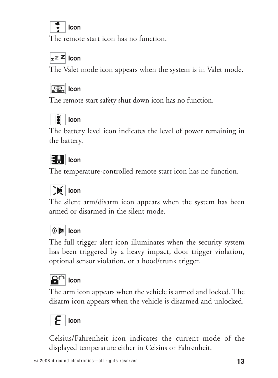 Avital 3300L User Manual | Page 18 / 41