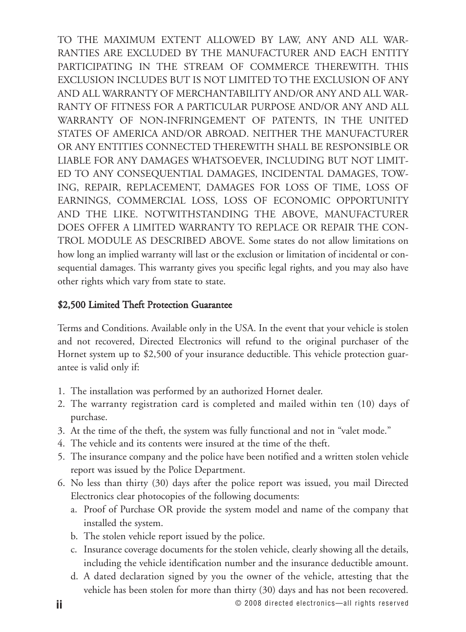 Avital 3300L User Manual | Page 3 / 41