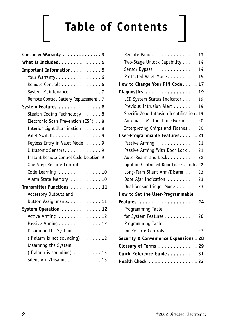 Avital MAXX2 User Manual | Page 2 / 34