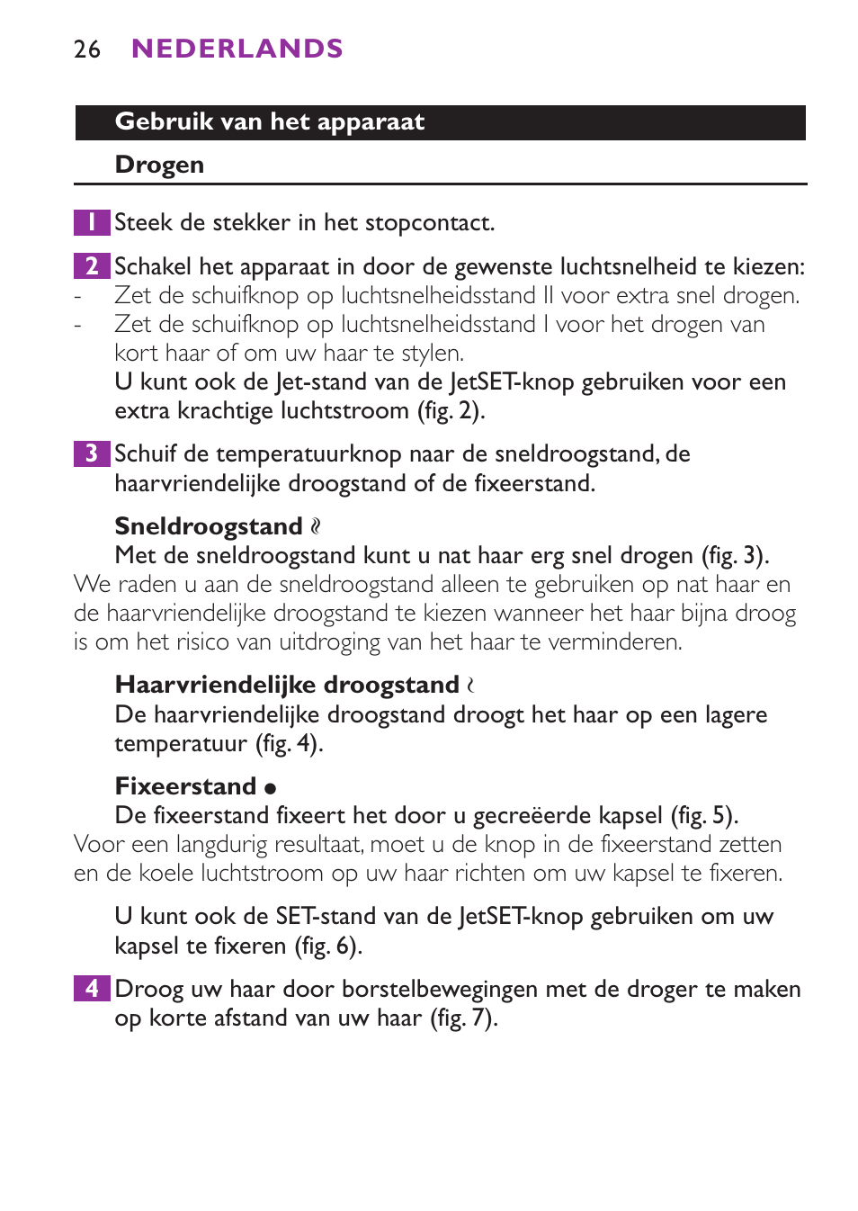 Philips Secador User Manual | Page 26 / 88