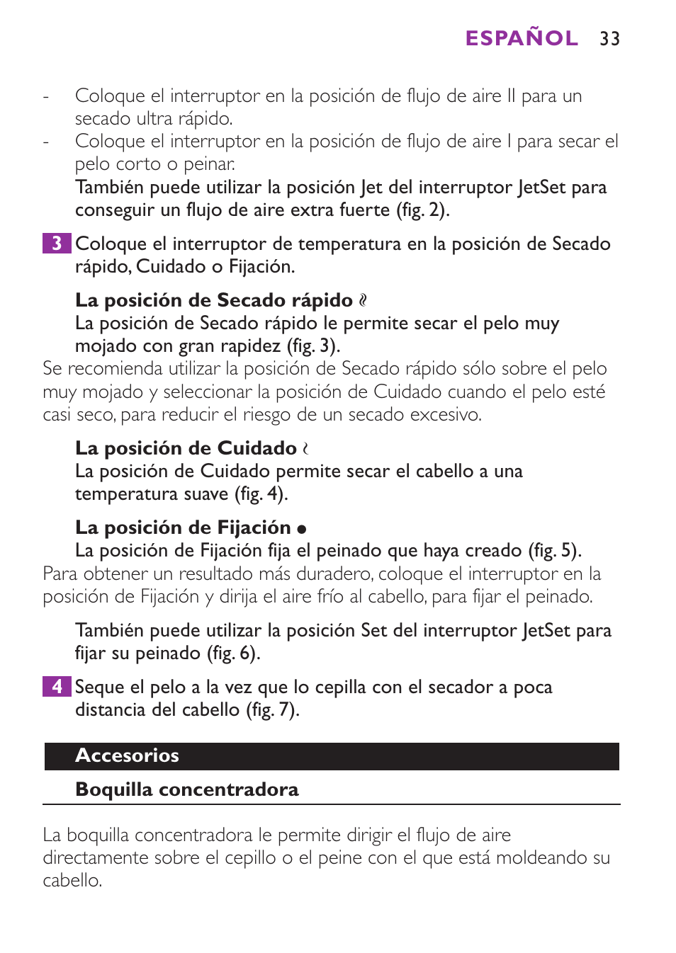 Philips Secador User Manual | Page 33 / 88