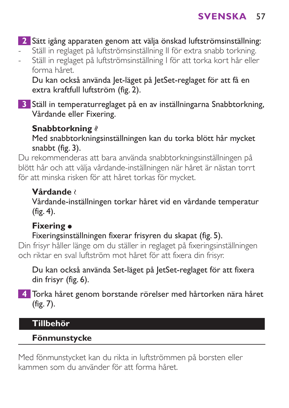 Philips Secador User Manual | Page 57 / 88