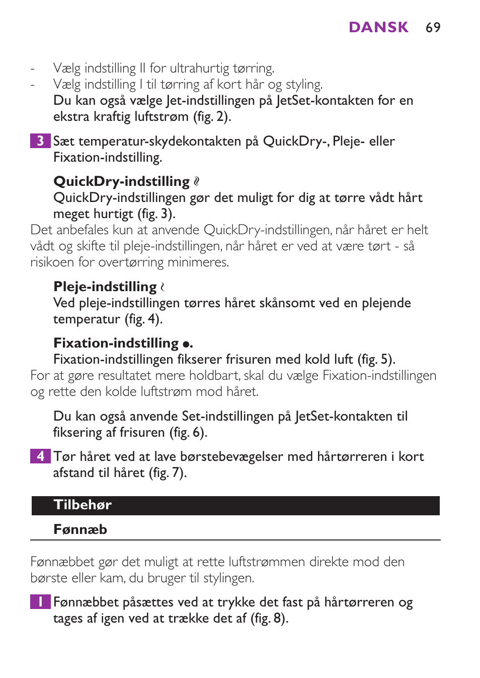 Philips Secador User Manual | Page 69 / 88