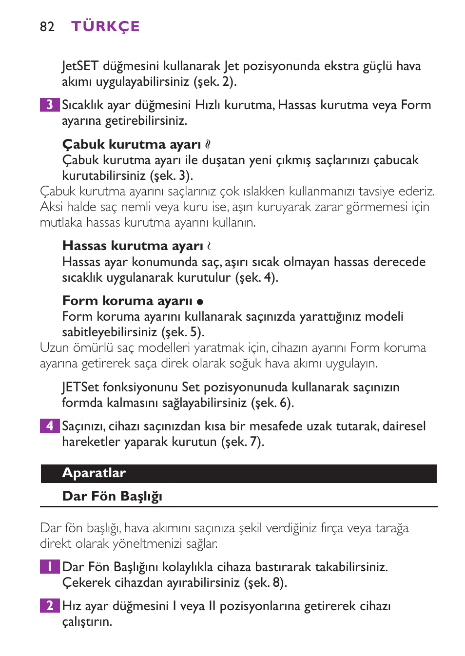 Philips Secador User Manual | Page 82 / 88