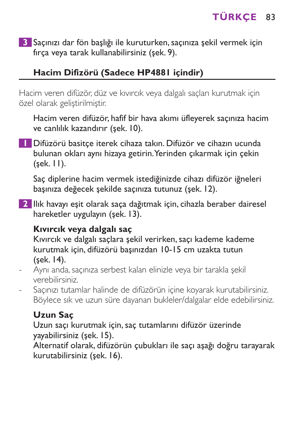 Philips Secador User Manual | Page 83 / 88