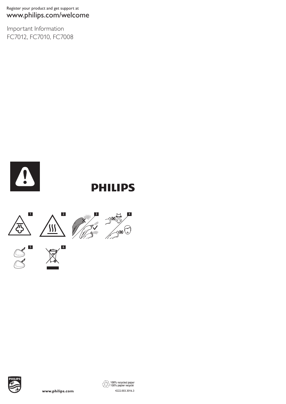 Philips SteamCleaner Multi Vaporeta de mano User Manual | 13 pages