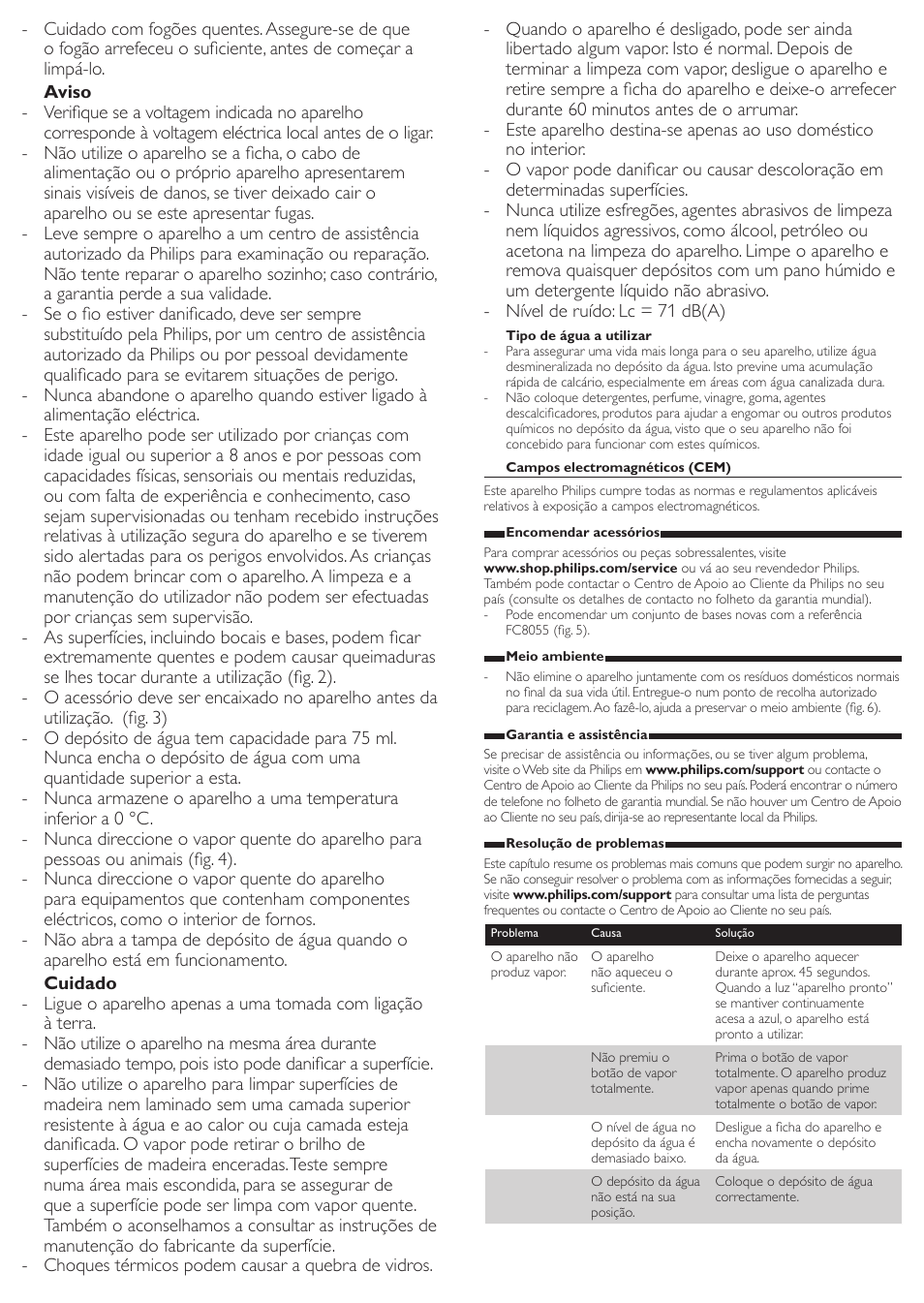 Philips SteamCleaner Multi Vaporeta de mano User Manual | Page 11 / 13