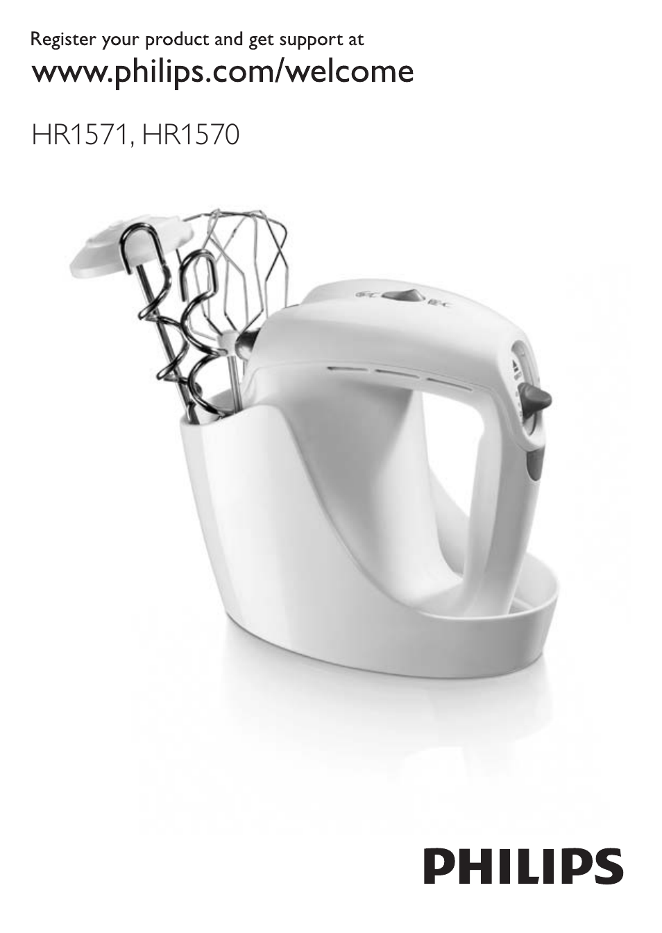 Philips Amasadora de mano User Manual | 90 pages