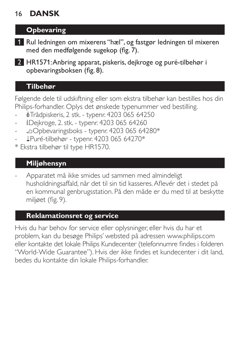 Philips Amasadora de mano User Manual | Page 16 / 90