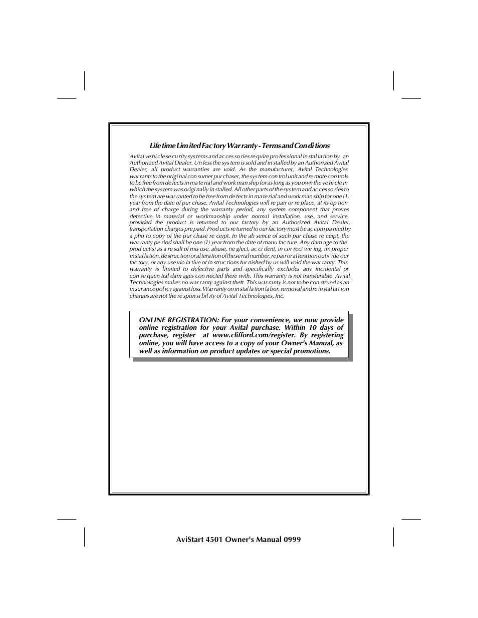 Avital AVISTART 4501 User Manual | Page 15 / 16