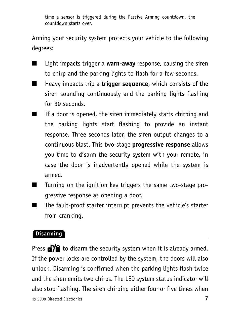 Avital 3100L User Manual | Page 11 / 24