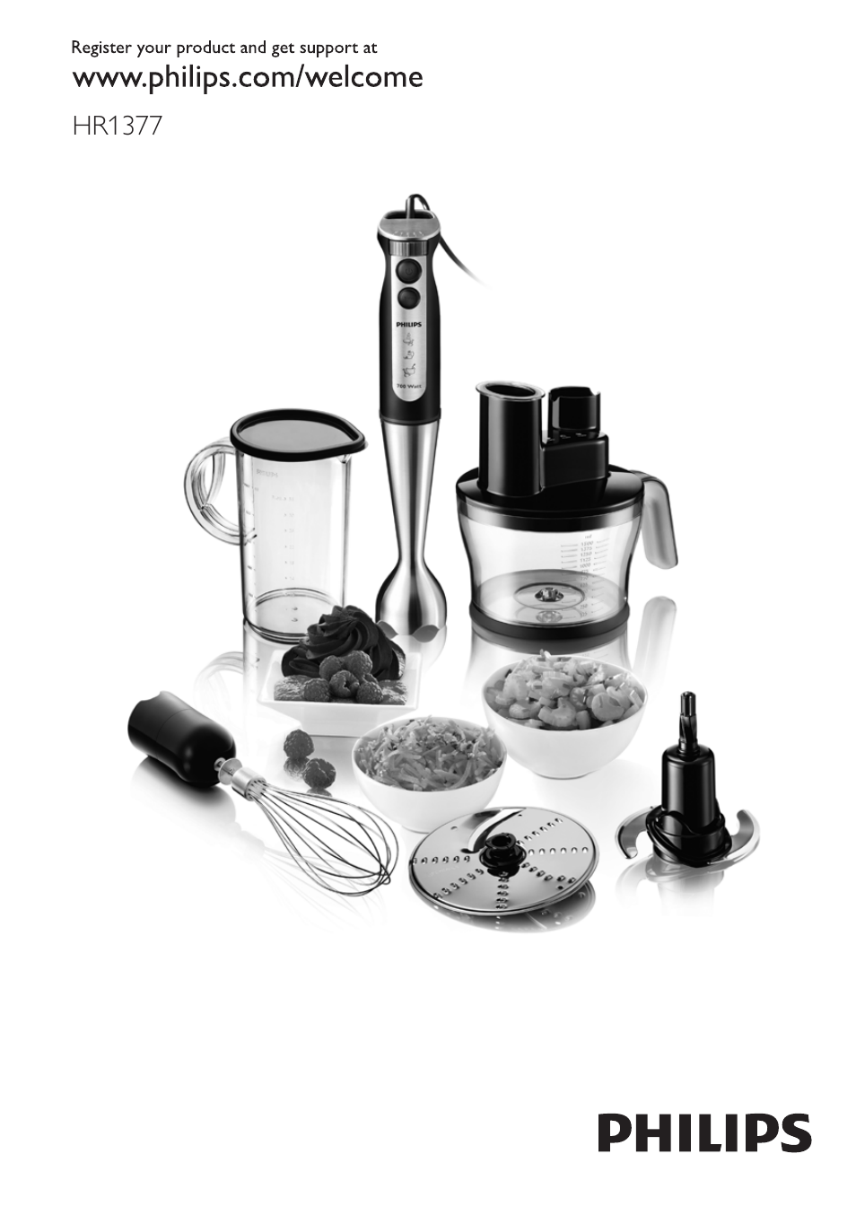 Philips Pure Essentials Collection Batidora de mano User Manual | 92 pages