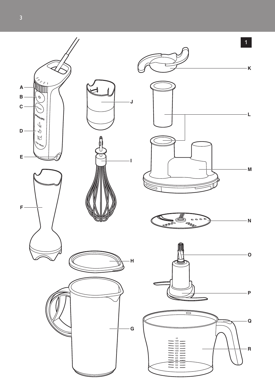 Philips Pure Essentials Collection Batidora de mano User Manual | Page 3 / 92