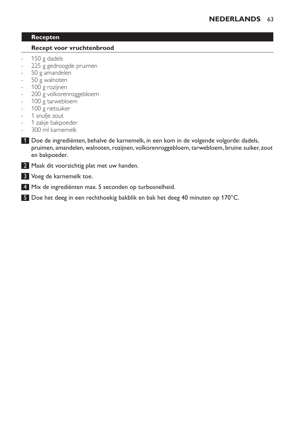 Philips Pure Essentials Collection Batidora de mano User Manual | Page 63 / 92