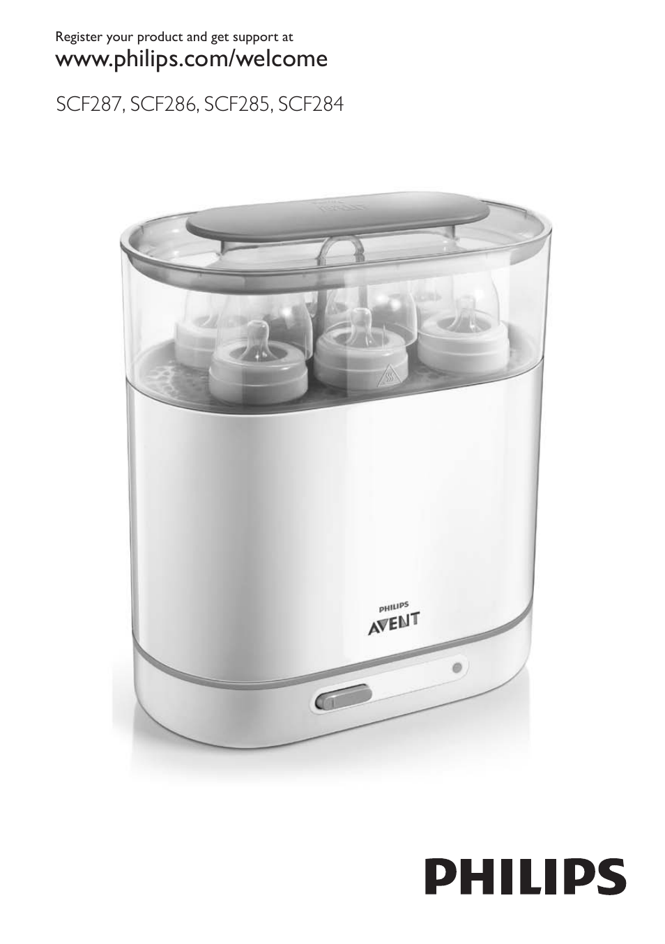 Philips AVENT Esterilizador a vapor eléctrico 4 en 1 User Manual | 88 pages