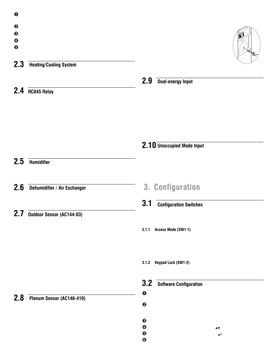 Configuration 3.1 | Aube Technologies Programmable H/C Controller TH146-P-U User Manual | Page 2 / 12