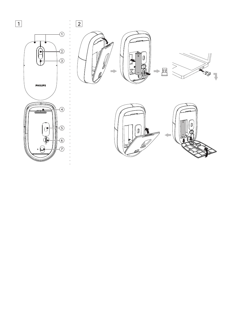 Philips Ratón para netbook User Manual | Page 2 / 9