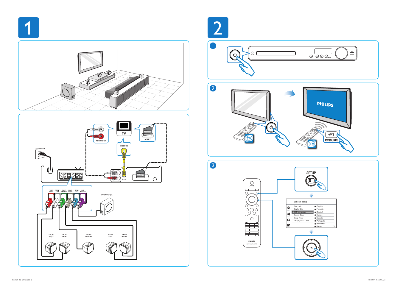 Philips Sistema de cine en casa 5.1 User Manual | Page 2 / 2