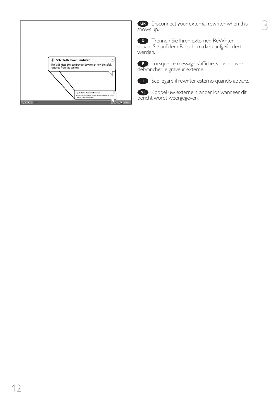 Philips How to for External Slimline ReWriters using Nero 7 User Manual | Page 12 / 72