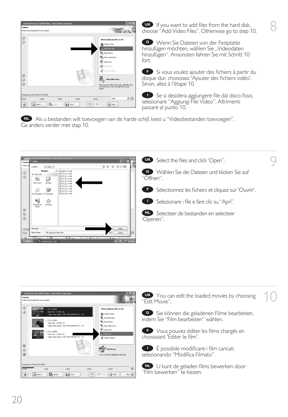Philips How to for External Slimline ReWriters using Nero 7 User Manual | Page 20 / 72