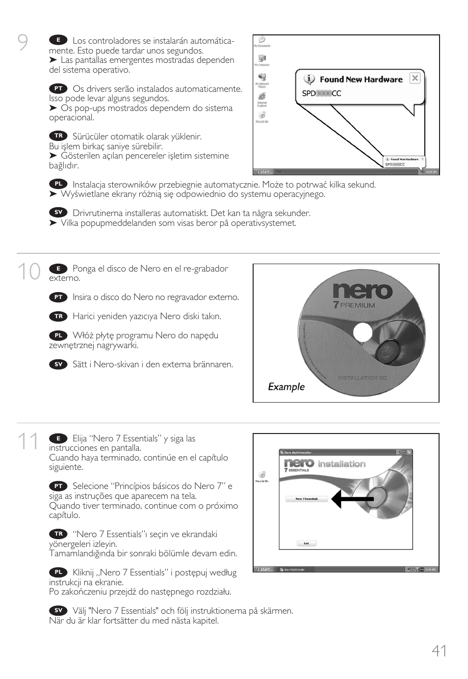 Philips How to for External Slimline ReWriters using Nero 7 User Manual | Page 41 / 72