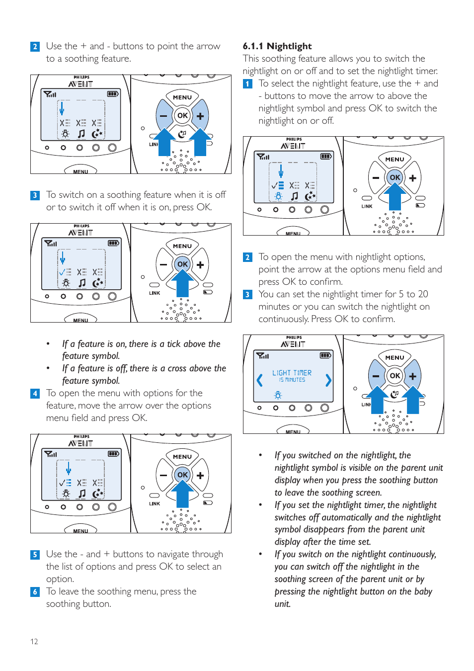 Philips AVENT Vigilabebés DECT User Manual | Page 12 / 460