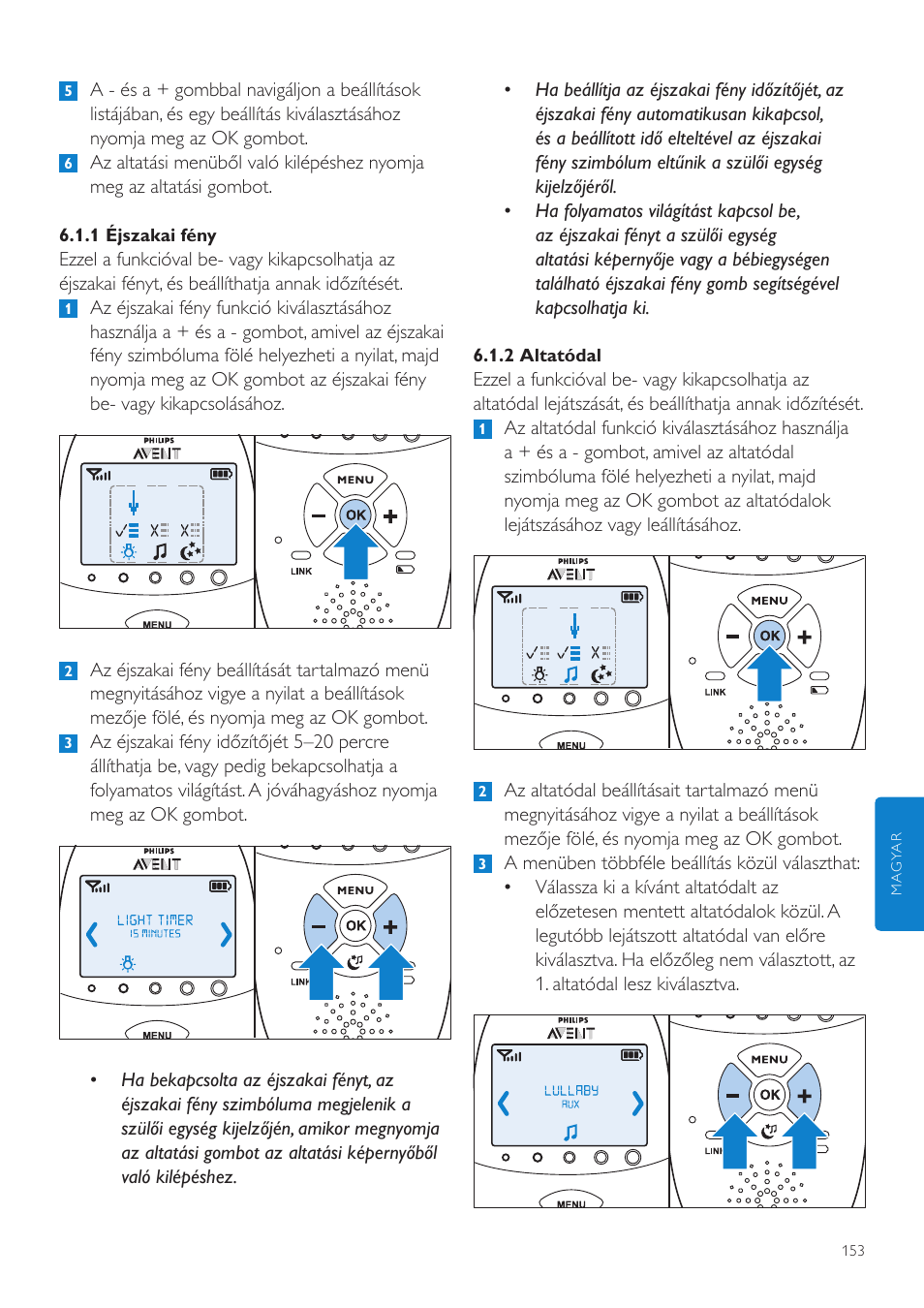 Philips AVENT Vigilabebés DECT User Manual | Page 153 / 460