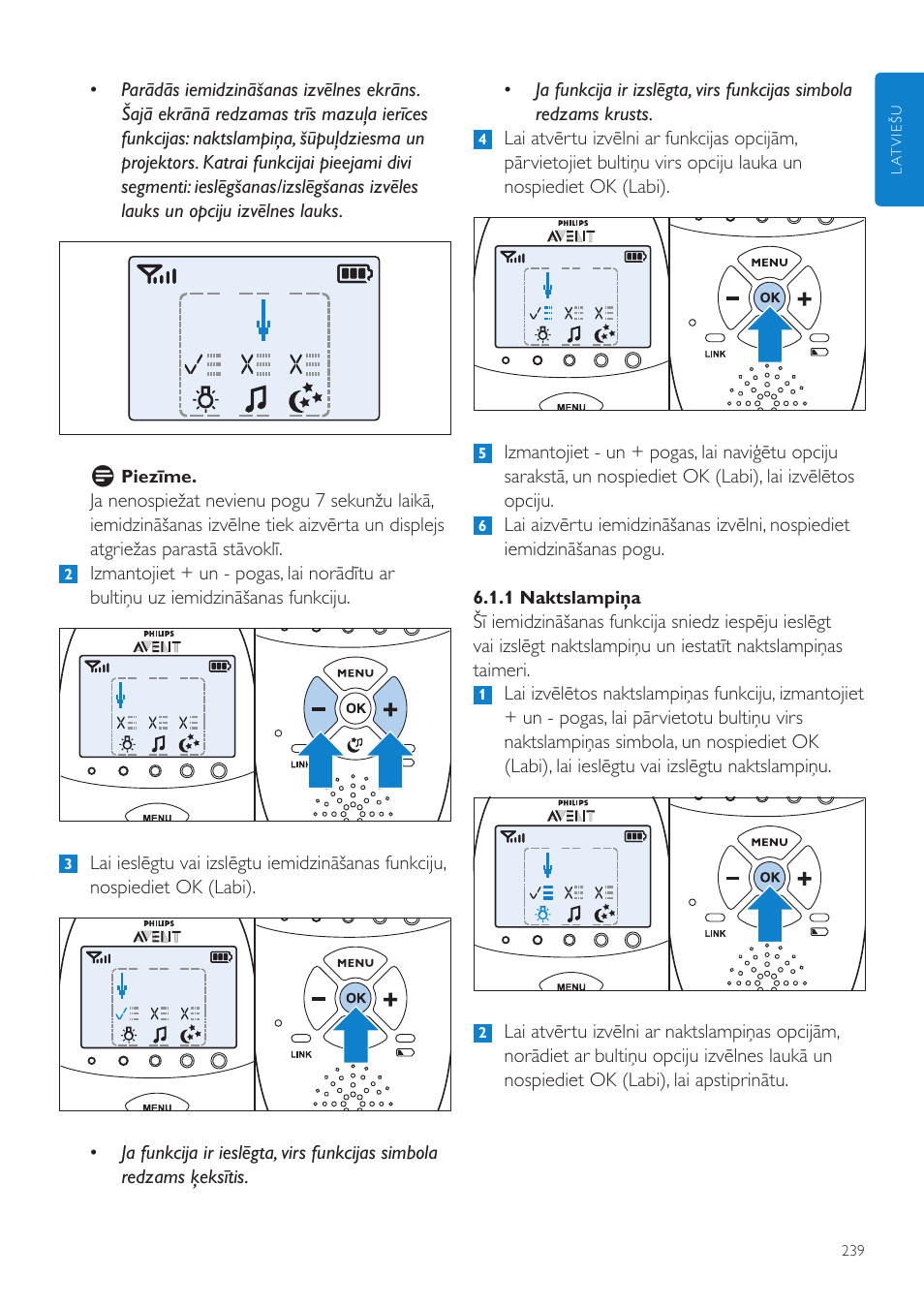 Philips AVENT Vigilabebés DECT User Manual | Page 239 / 460