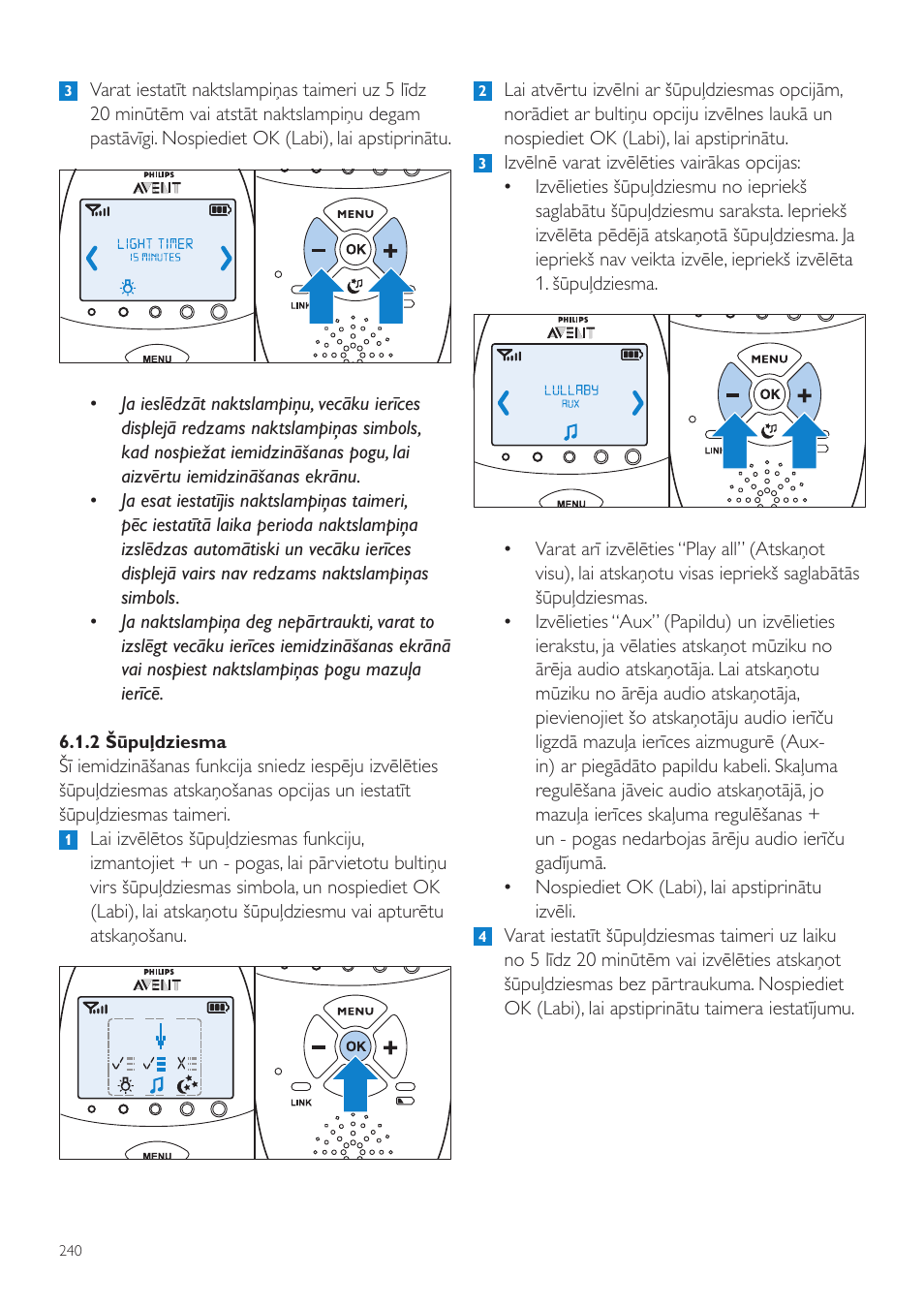 Philips AVENT Vigilabebés DECT User Manual | Page 240 / 460
