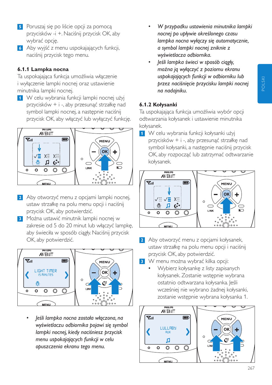 Philips AVENT Vigilabebés DECT User Manual | Page 267 / 460