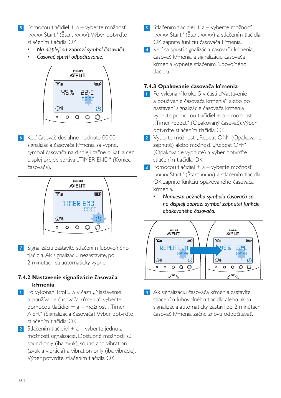 Philips AVENT Vigilabebés DECT User Manual | Page 364 / 460