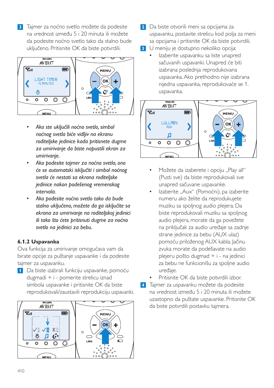 Philips AVENT Vigilabebés DECT User Manual | Page 410 / 460