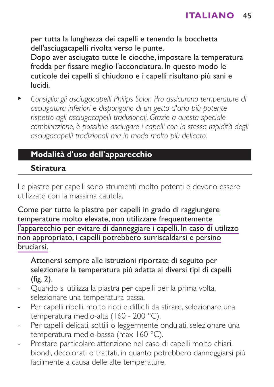 Philips Plancha para el pelo User Manual | Page 45 / 104