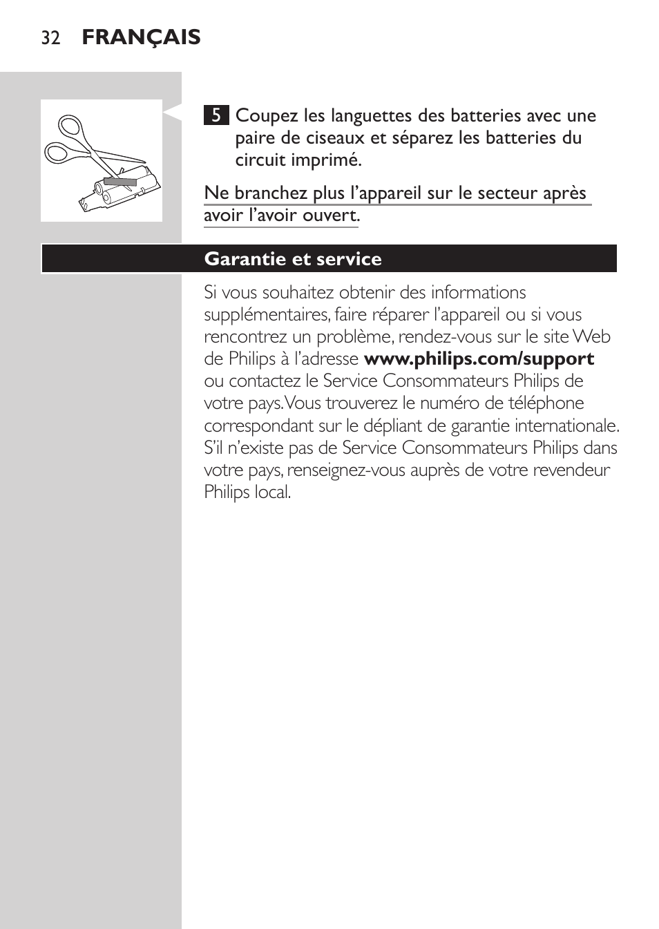 Philips BEARDTRIMMER Series 3000 barbero para barba y barba de 2 días User Manual | Page 32 / 104
