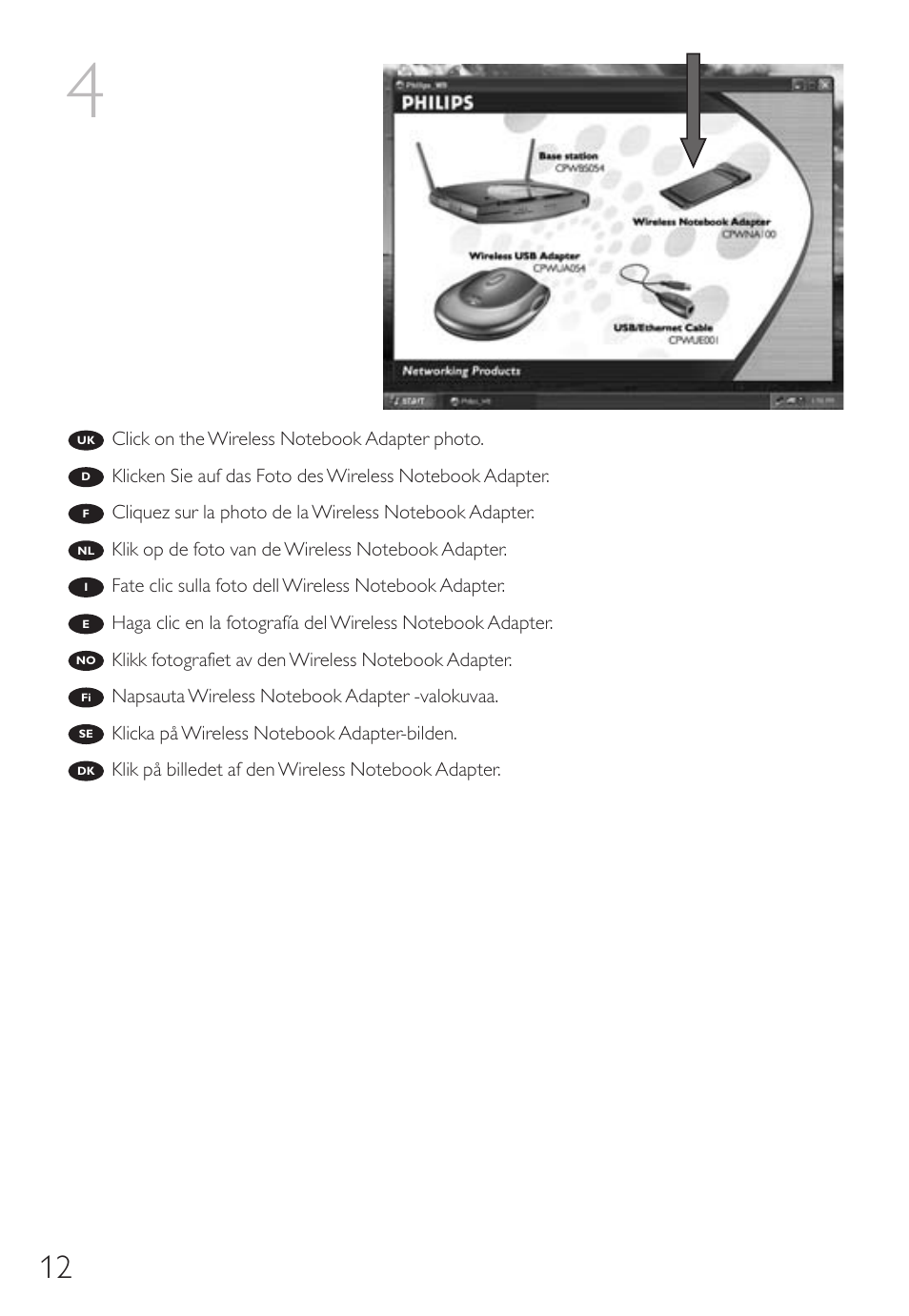 Philips Wireless Notebook Adapter User Manual | Page 12 / 60