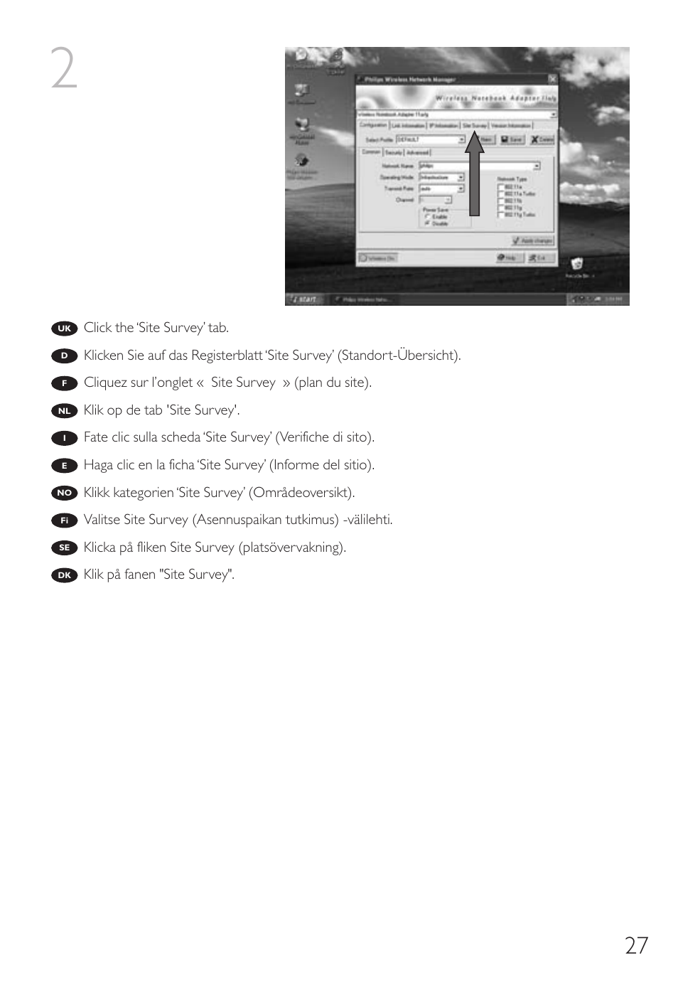 Philips Wireless Notebook Adapter User Manual | Page 27 / 60