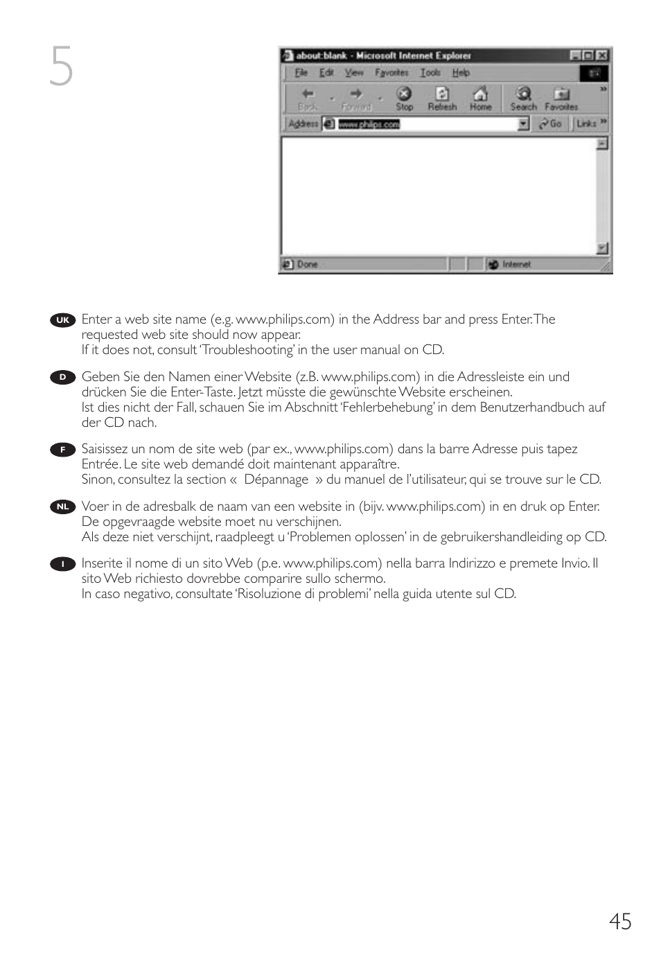 Philips Wireless Notebook Adapter User Manual | Page 45 / 60