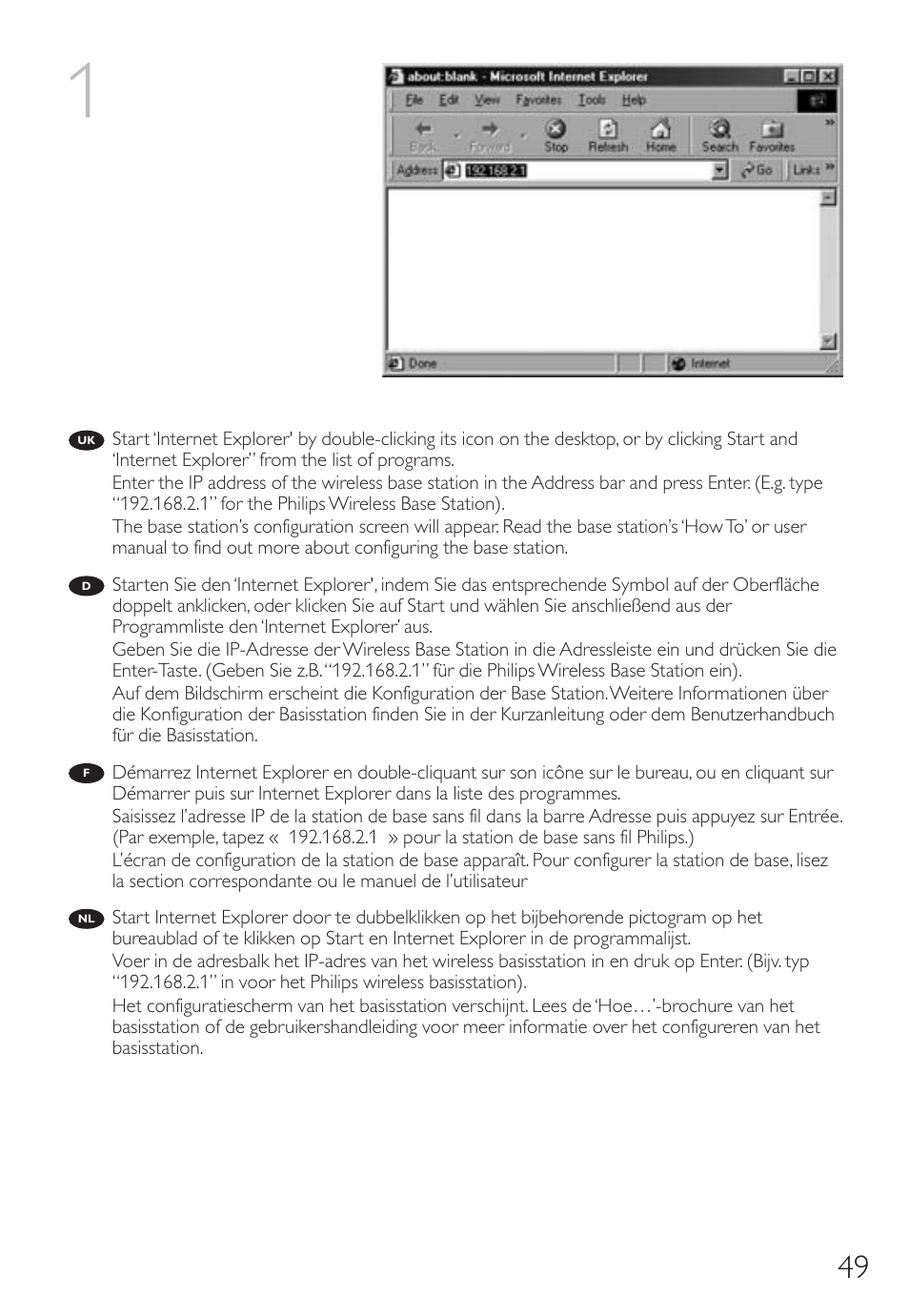 Philips Wireless Notebook Adapter User Manual | Page 49 / 60