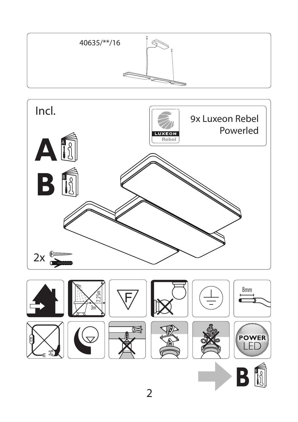 Philips InStyle Plafón User Manual | Page 2 / 8