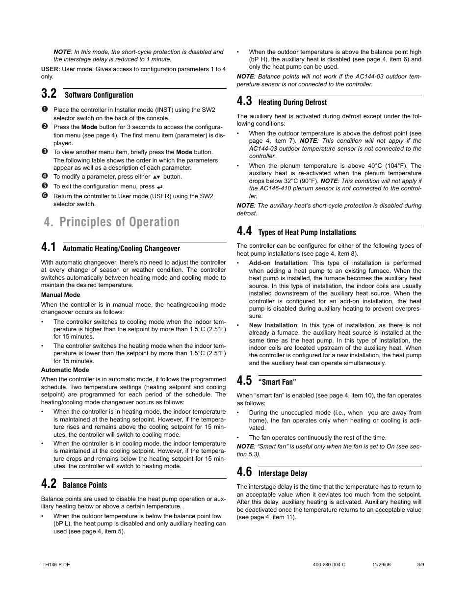 Principles of operation 4.1 | Aube Technologies TH146-P-DE User Manual | Page 3 / 9