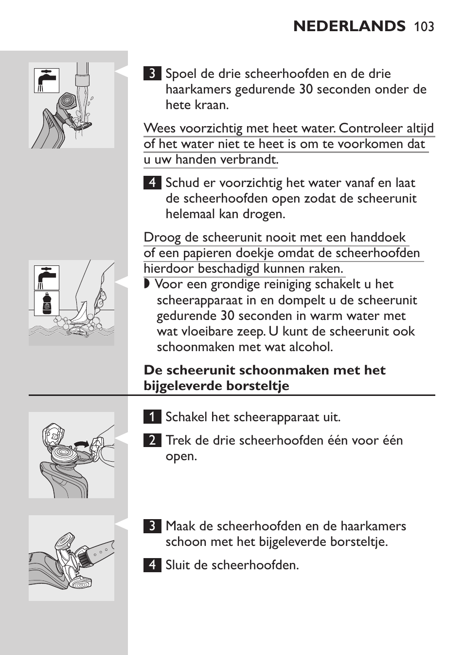 Philips Afeitadora eléctrica User Manual | Page 101 / 144