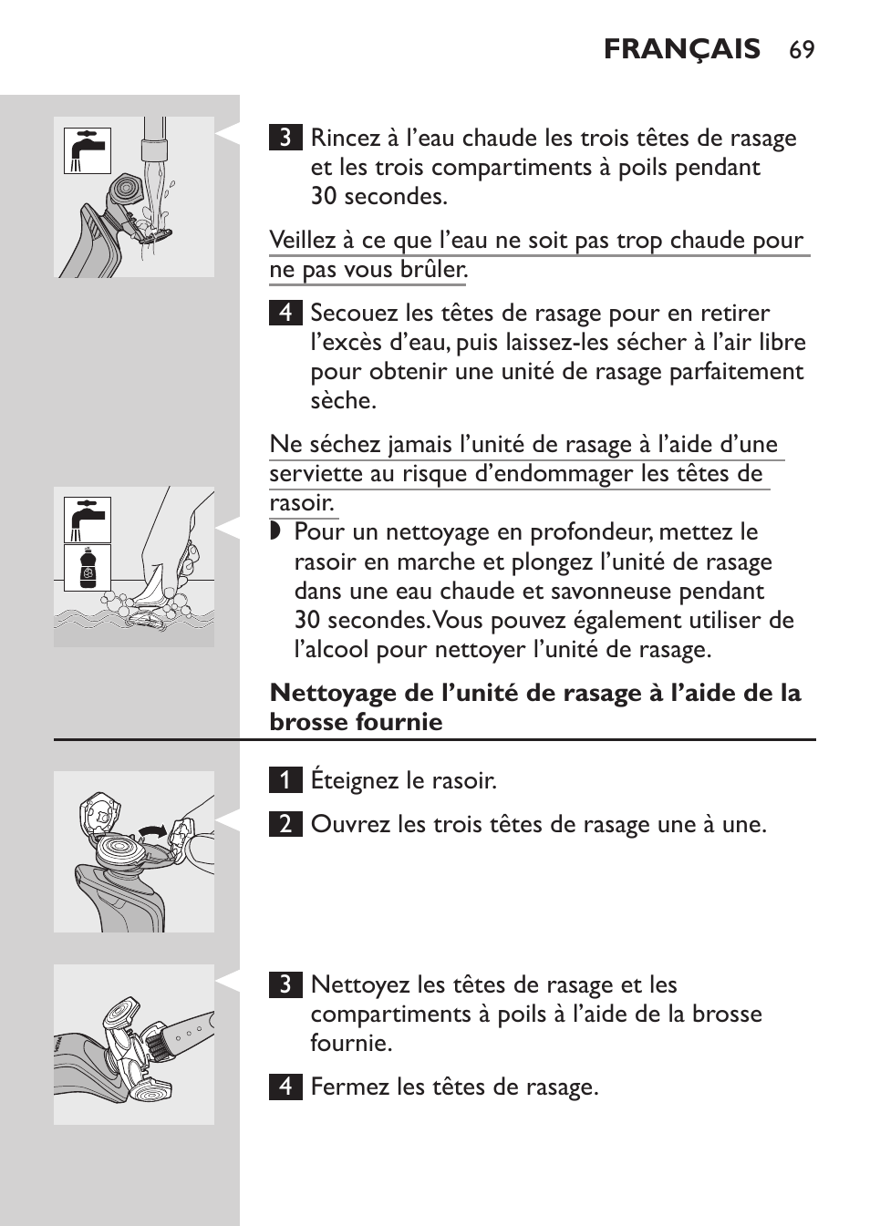 Philips Afeitadora eléctrica User Manual | Page 67 / 144