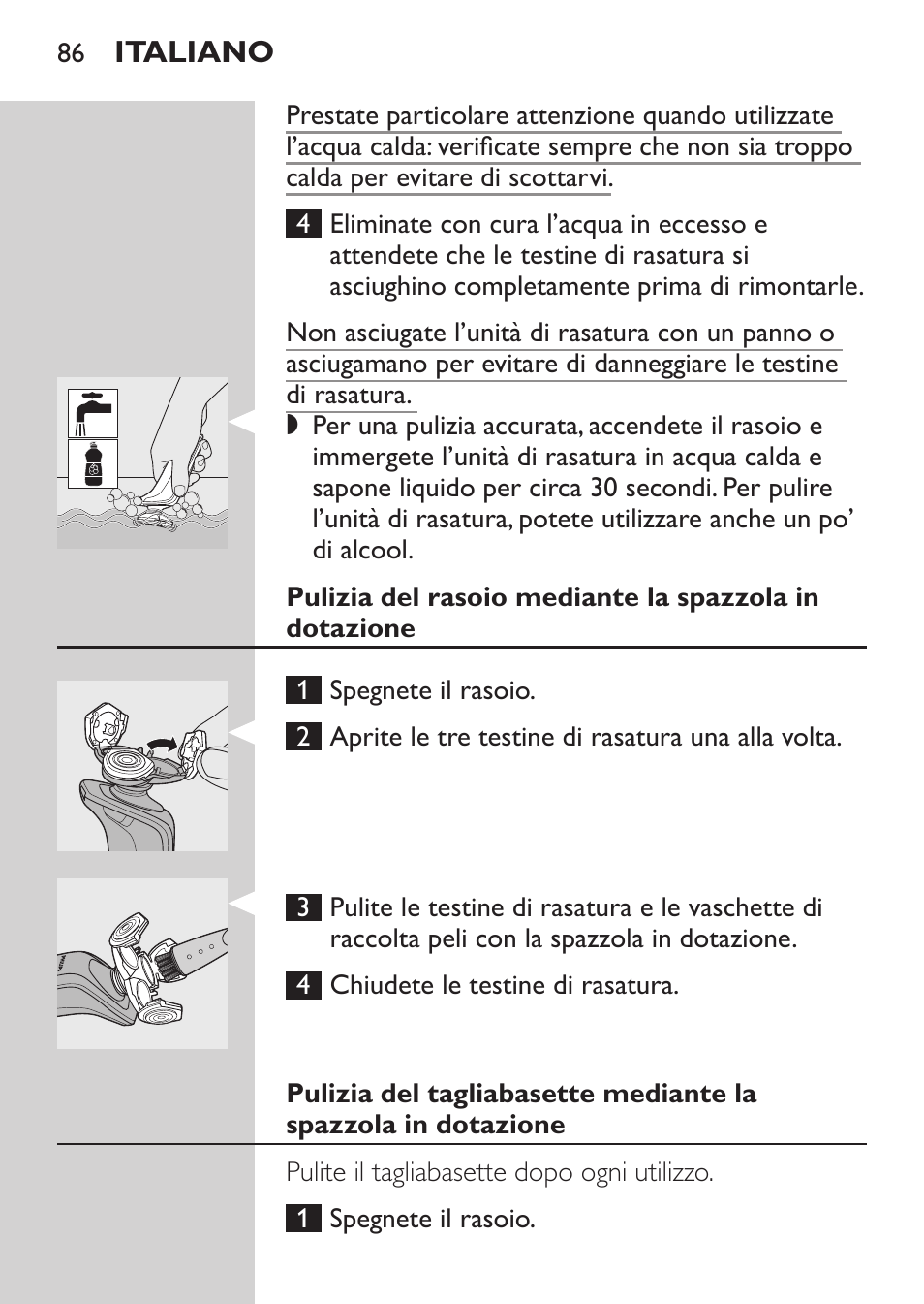 Philips Afeitadora eléctrica User Manual | Page 84 / 144