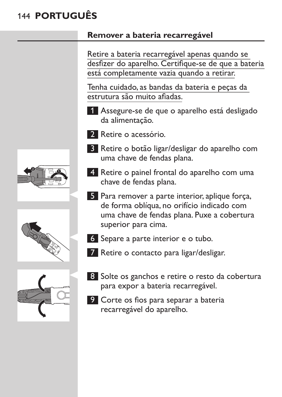 Philips MULTIGROOM Series 3000 Set de cara de arreglo personal resistente al agua User Manual | Page 144 / 174